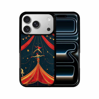iPhone 17 Pro Case — Vintage Circus Art Pattern Retro Vintage, Custom Designed Case Cover