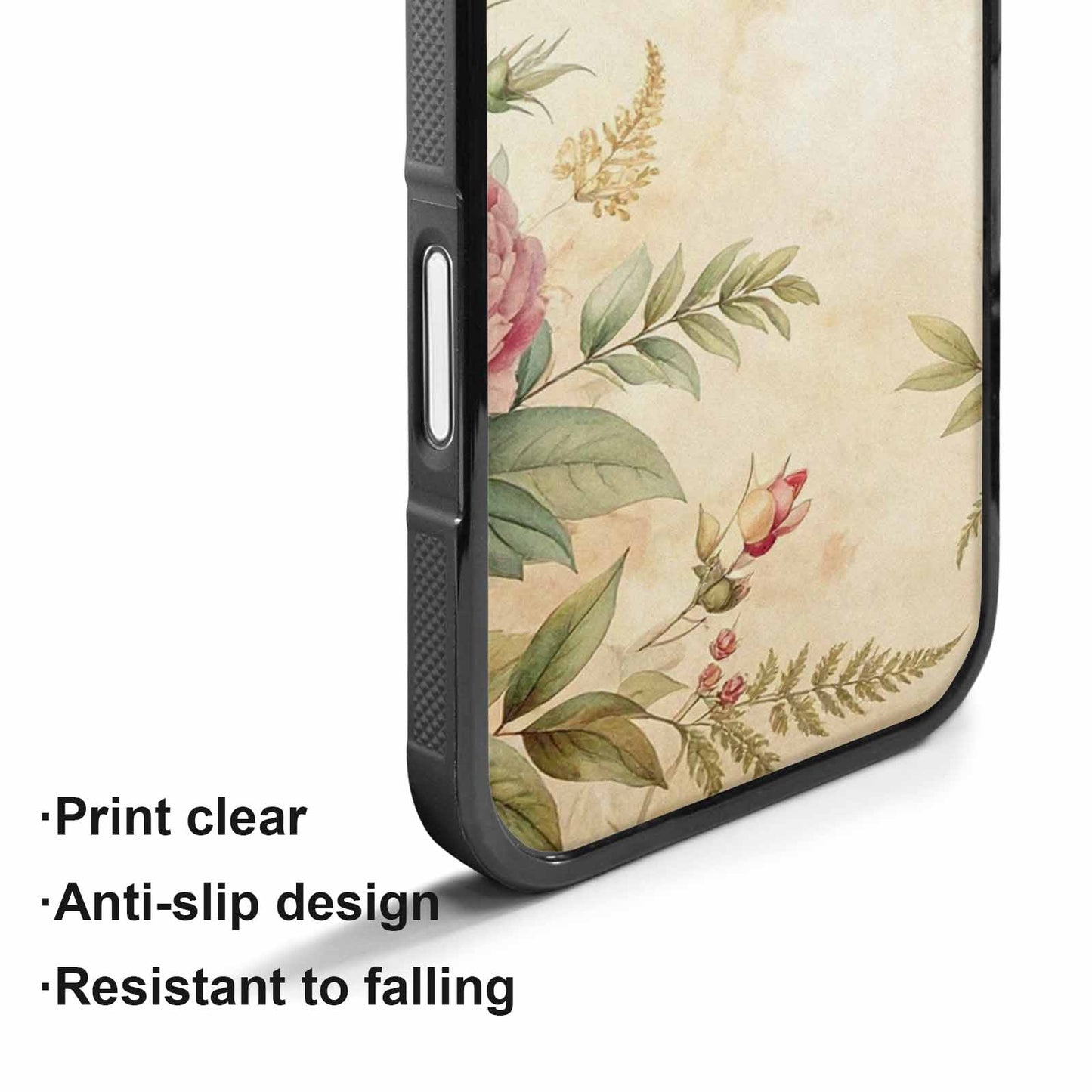 iPhone 17 Case — Vintage Botanical Art Pattern Floral, Unique Phone Case Design