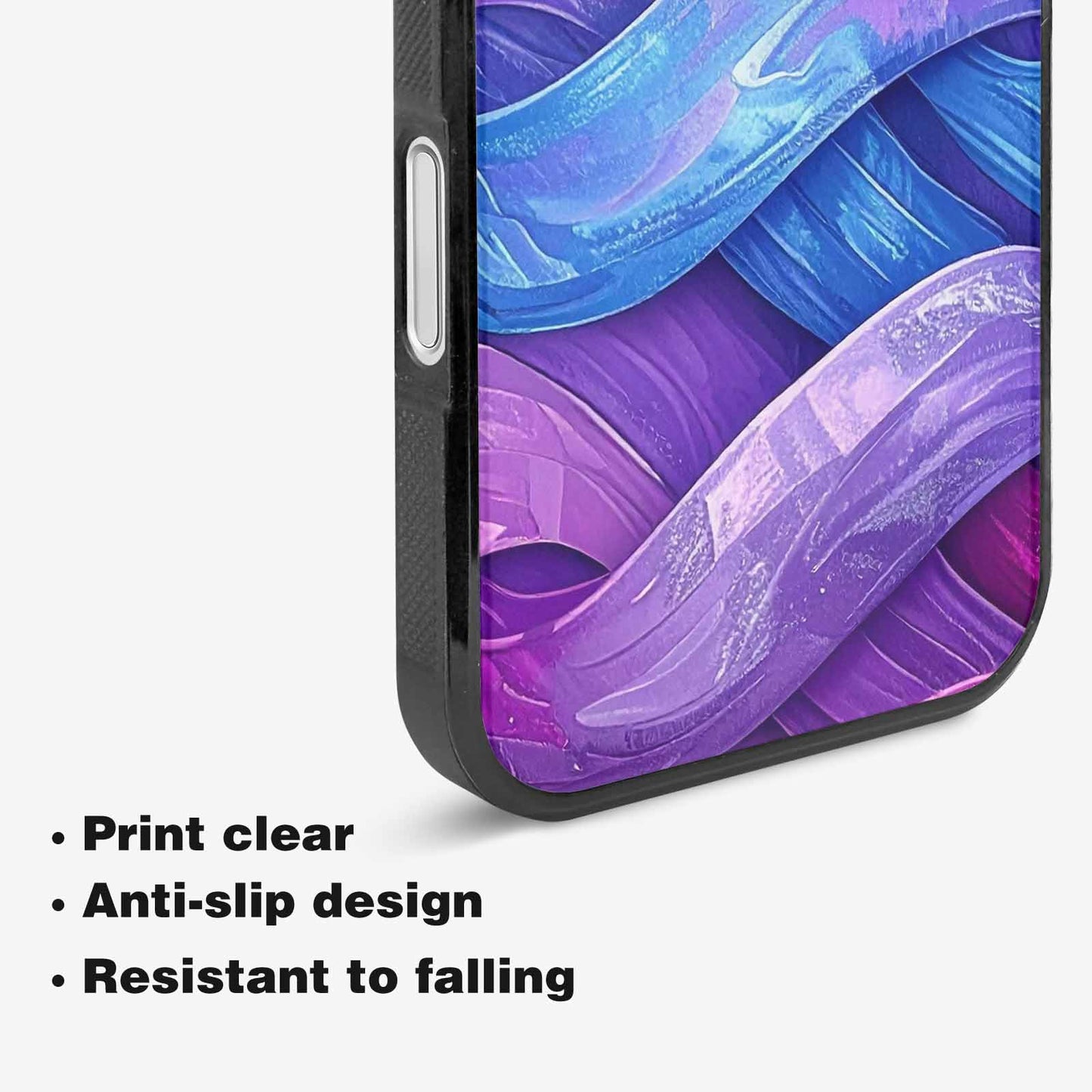 iPhone 16 Plus Case — Bisexual Flag Color Theme Small Rainbow, Custom Art Phone Cover