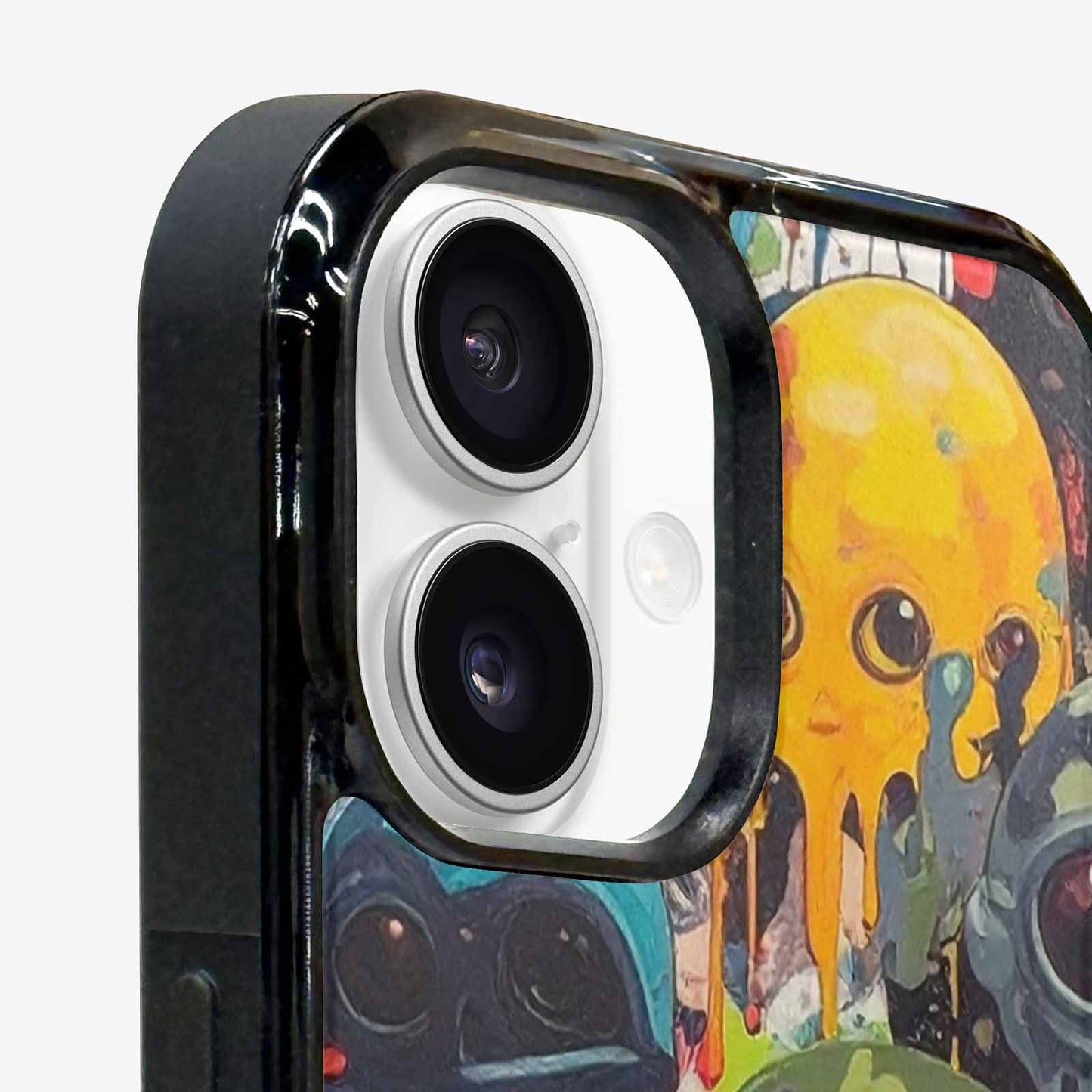 iPhone 16 Plus Case — Aliens Camomelting Aliens Patt Sex, Custom Print Case Cover
