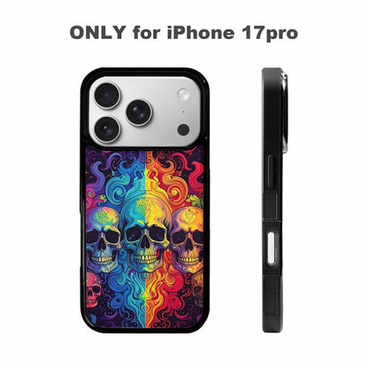 iPhone 17 Pro Case — Skull Dark Art Gothic Print Gothic, Customized Protective Case