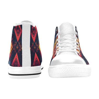 Wild Tribal Ripple 2 High Top Canvas Shoes for Kid