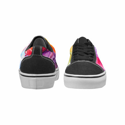 MEN'S Melting Icecream Collage Canvas Lace-Up Vibrant Chaos Sneakers