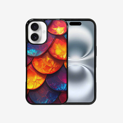 iPhone 16 Case — Snake Print Dark Seamless Pattern Vibrant, Custom Made Phone Cover