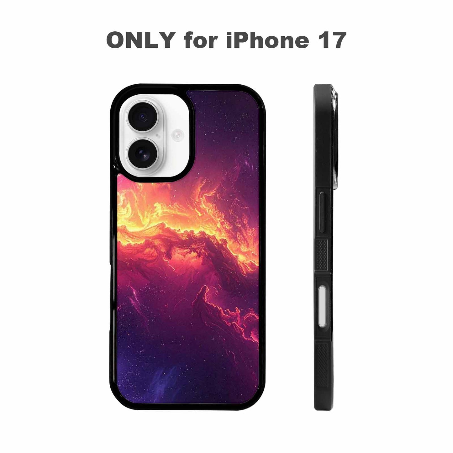 iPhone 17 Case — Galaxy Nebula Art Seamless Galaxy Space, Customized Protective Case
