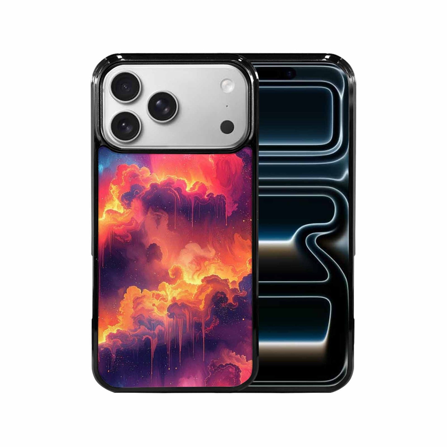 iPhone 17 Pro Max Case — Seamless Tileable Pattern Of Galaxy Space, Unique Phone Case Design