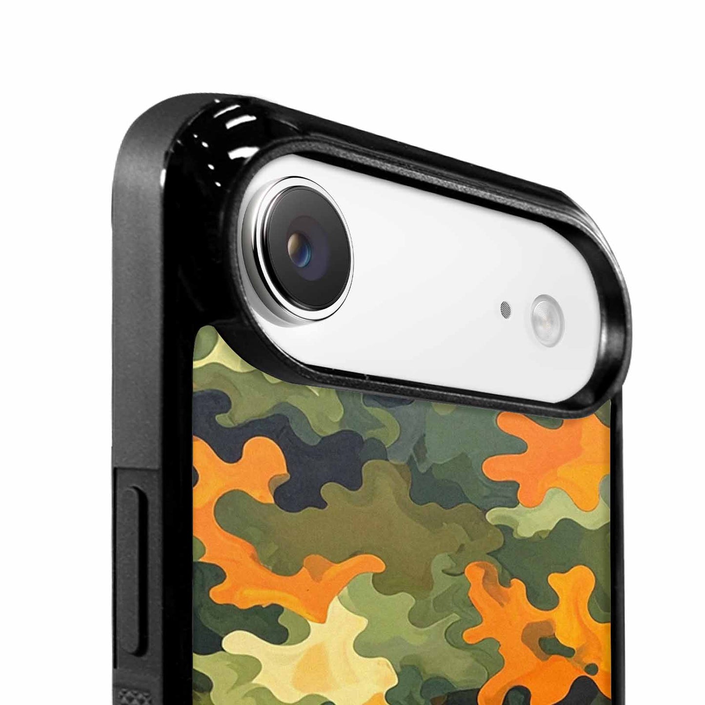 iPhone 17 Air Case — Small Military Camouflage Blotch Pattern Camo, Customized Protective Case