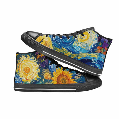 MEN'S Blend All Versions High Top Canvas Dark Academia Custom Sneakers