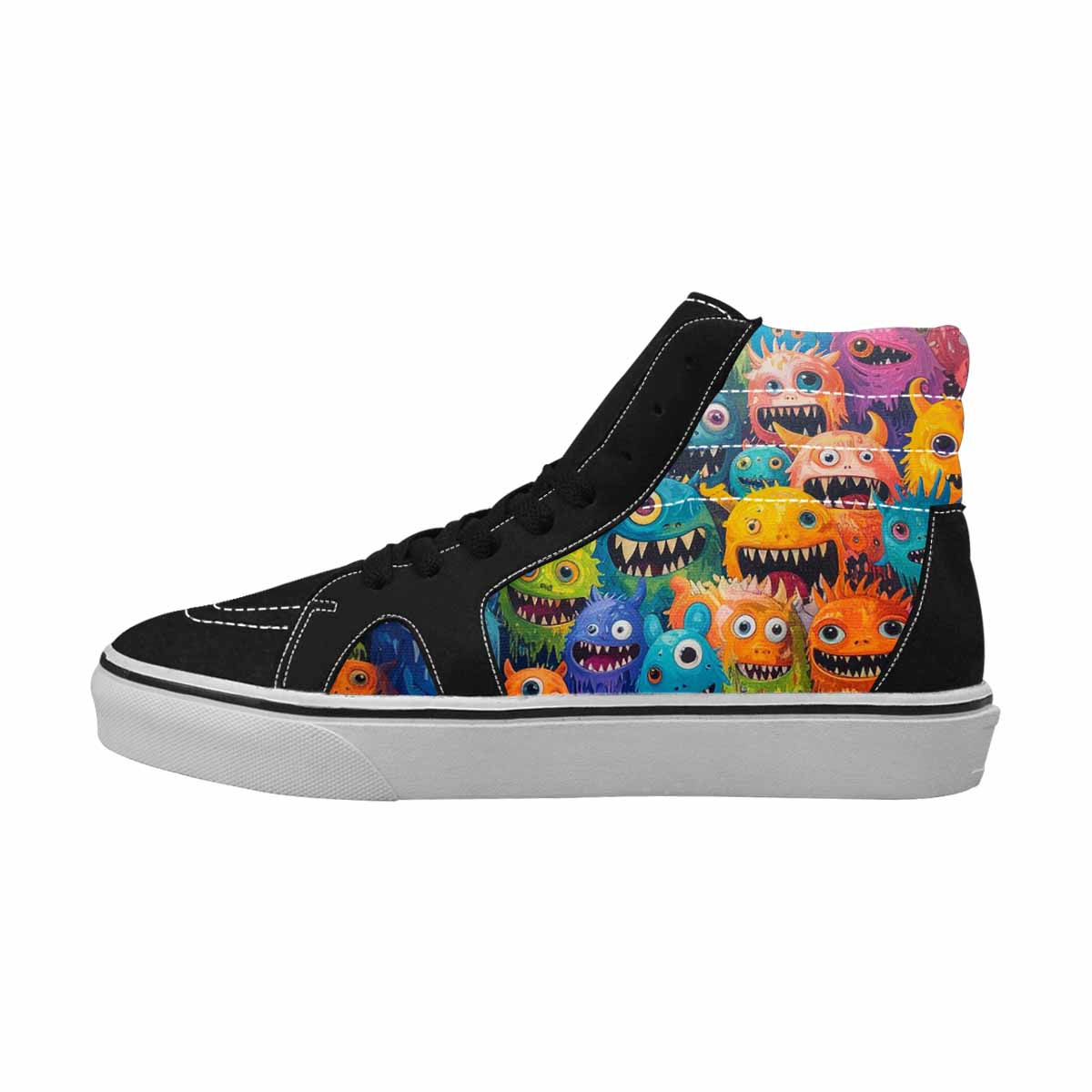 MEN'S Multi High Top Canvas Neon Fantasy Shoes