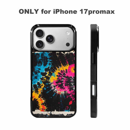 iPhone 17 Pro Max Case — Black And White Style Tie Dye, Unique Phone Case Design