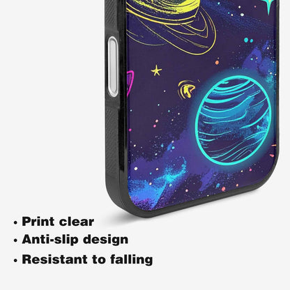 iPhone 16 Plus Case — Space Galaxy Astronaut, Custom Printed Phone Case