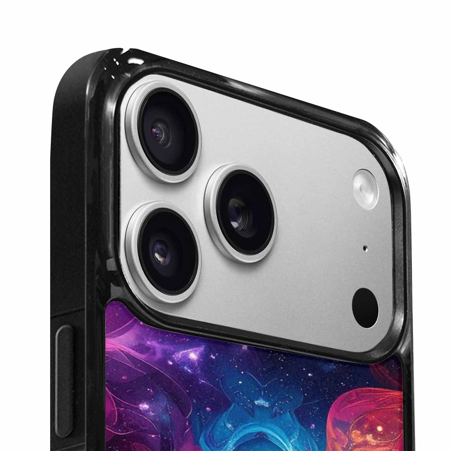 iPhone 17 Pro Max Case — Rose Galaxy Art Seamless Galaxy Space, Personalized Phone Case