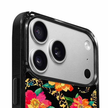 iPhone 17 Pro Case — Floral Snake Print Floral, Personalized Phone Case