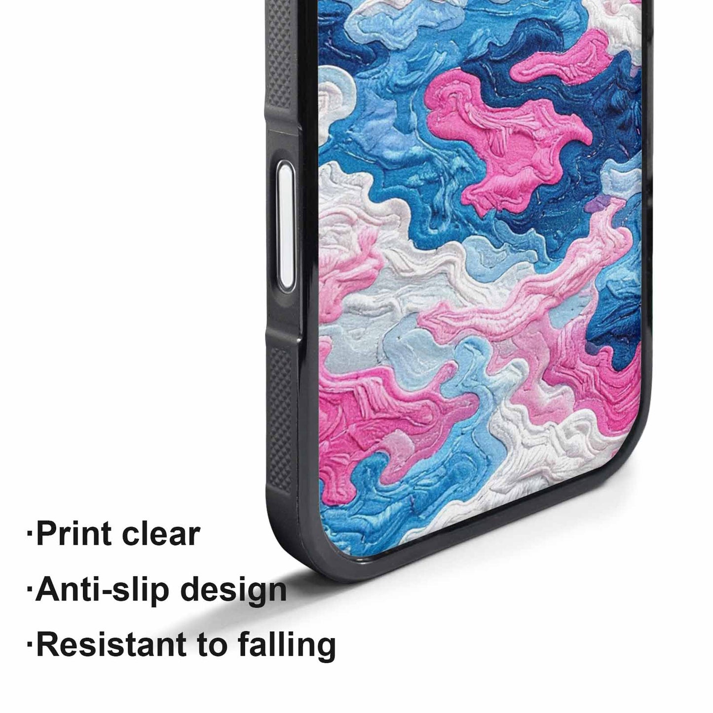 iPhone 17 Pro Max Case — Vivid Camo Transgender Camo, Custom Art Phone Cover