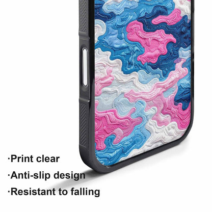 iPhone 17 Pro Max Case — Vivid Camo Transgender Camo, Custom Art Phone Cover