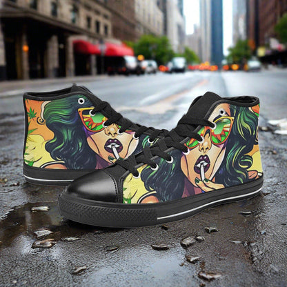 Phoenix Neon Electric Vivid Bold Art - Freaky Shoes
