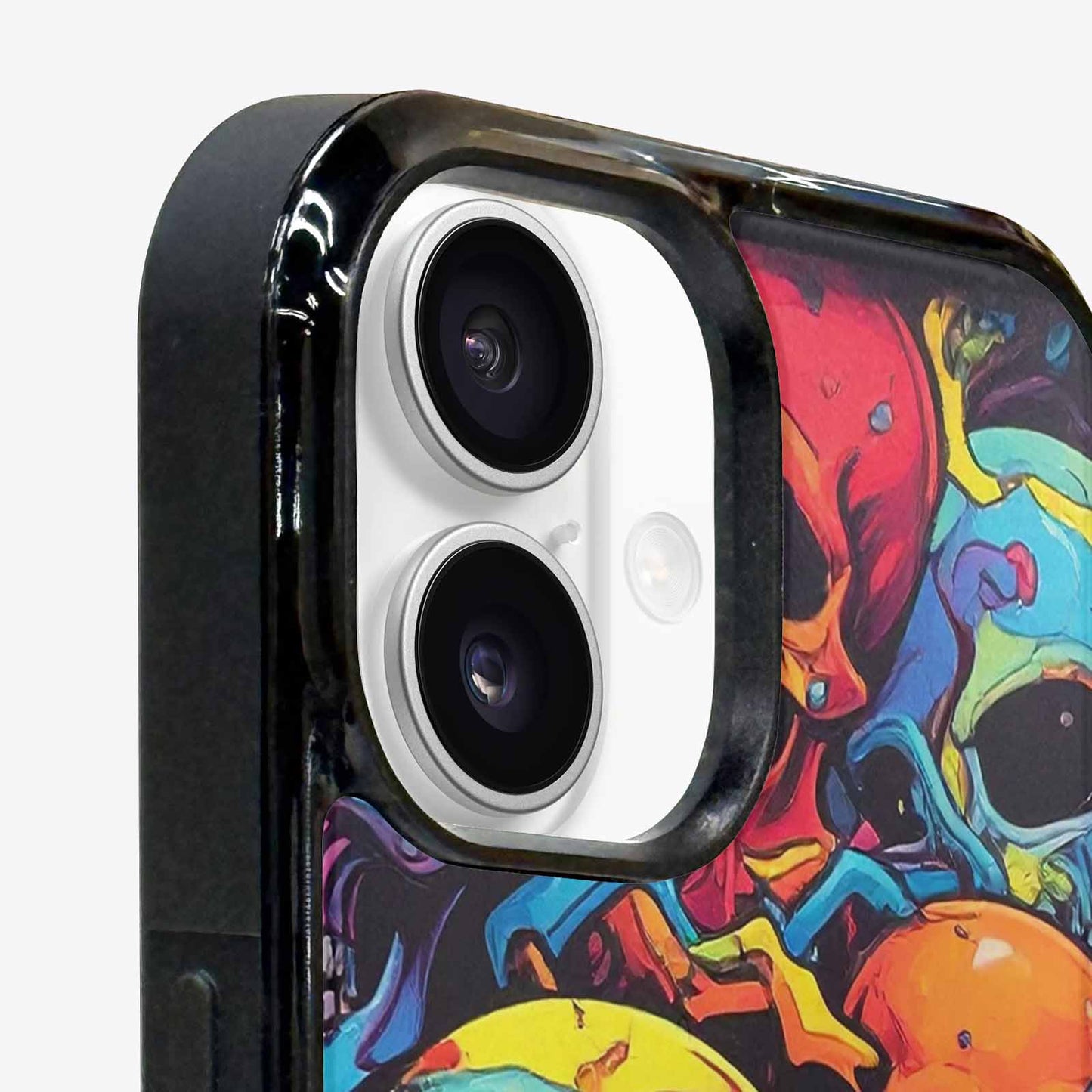 iPhone 16 Case — 1000s Of Skulls Digital Camo Drip, Original Design Phone Case
