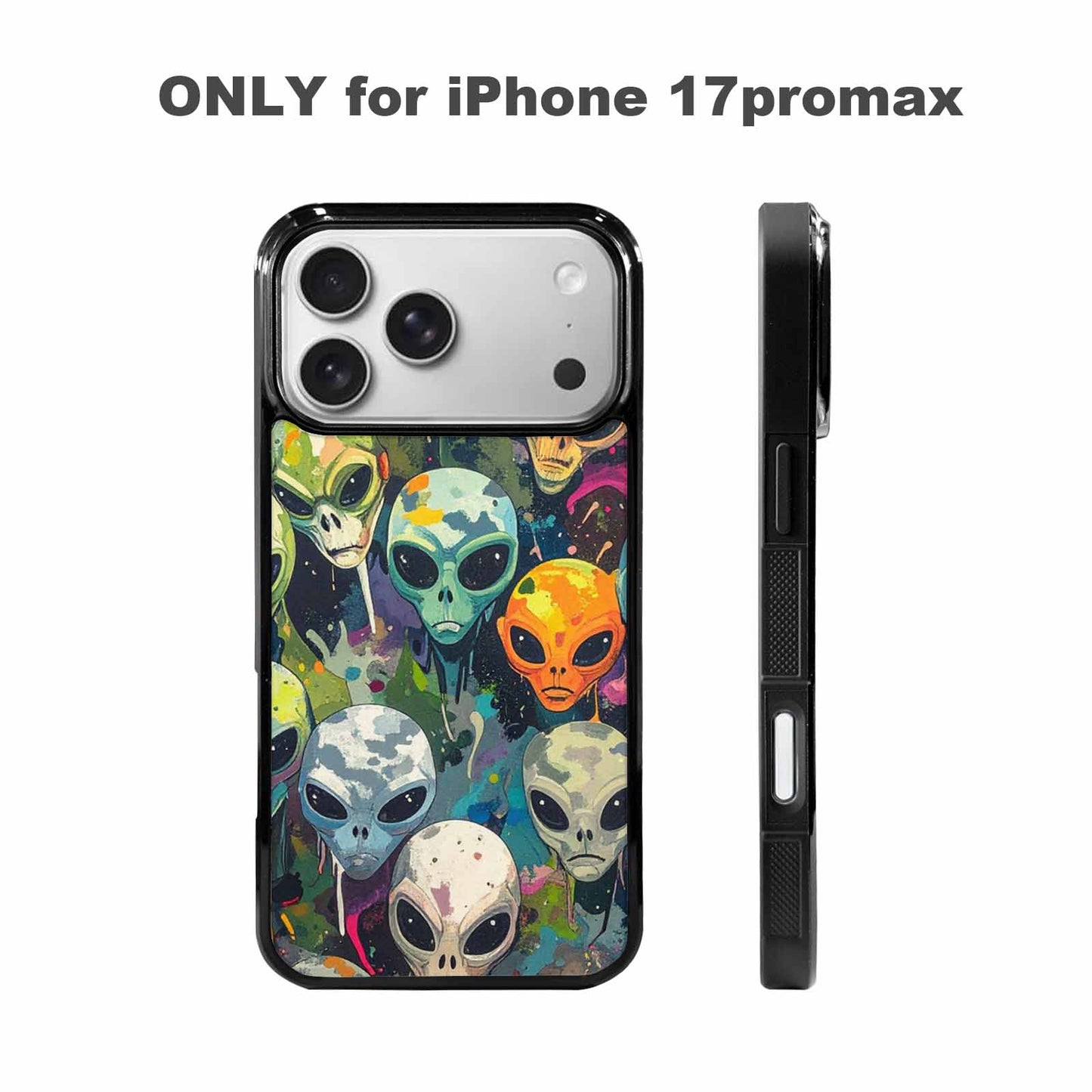 iPhone 17 Pro Max Case — Aliens Camo Aliens Alien Scifi, Custom Art Phone Cover