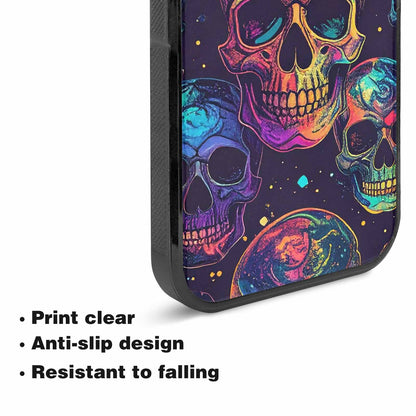 iPhone 15 Plus Case — Galaxy Skulls, Custom Made Phone Cover