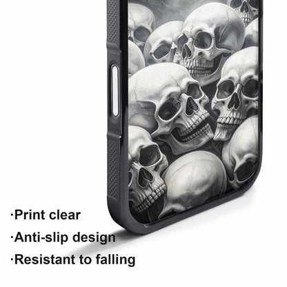 iPhone 17 Pro Max Case — Skull Dark Art Gothic Print Gothic, Personalized Phone Case