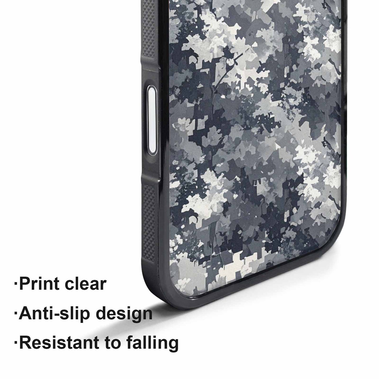 iPhone 17 Pro Max Case — Small Military Camouflage Blotch Camo, Customized Protective Case