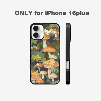 iPhone 16 Plus Case — Mushrooms Camomushrooms Patter 9y1, Custom Made Phone Cover