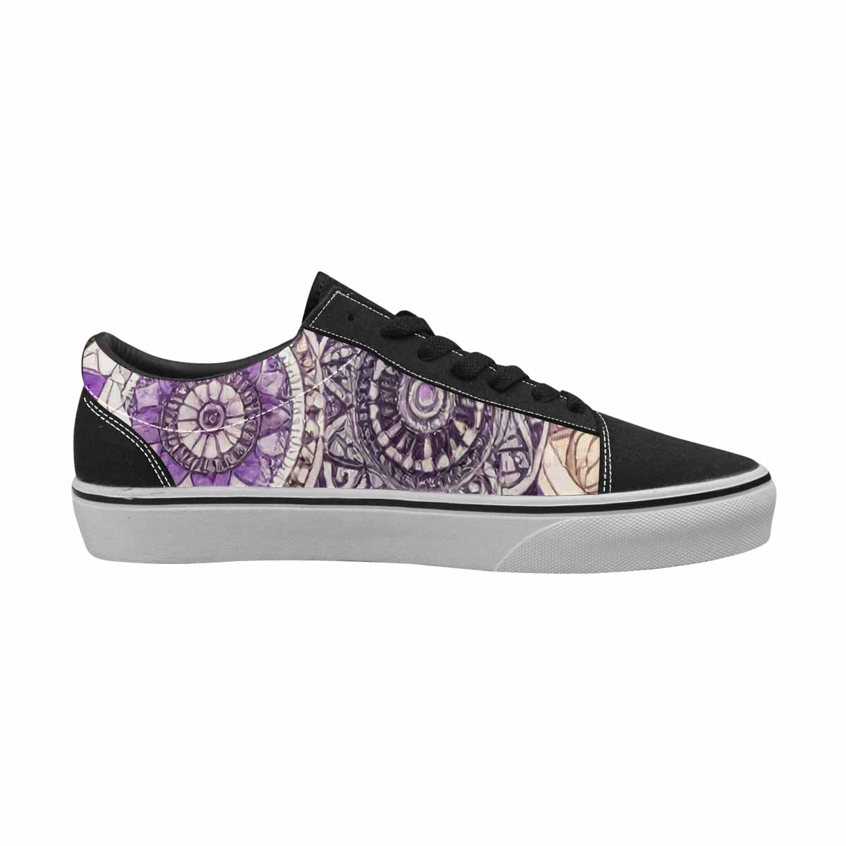 MEN'S Mandala Canvas Lace-Up Grunge Sneakers