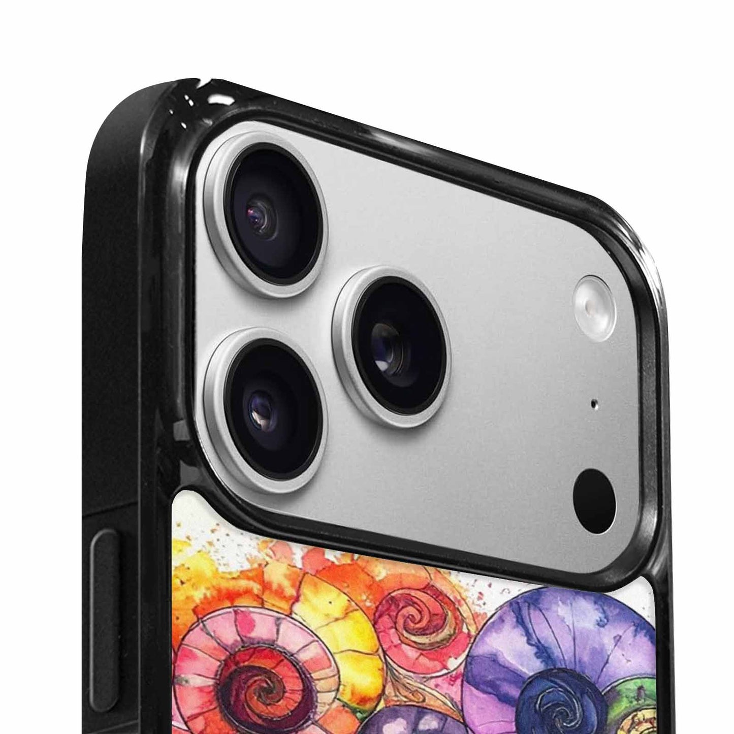 iPhone 17 Pro Max Case — Black &amp; Green Ink Tie Dye, Custom Designed Case Cover