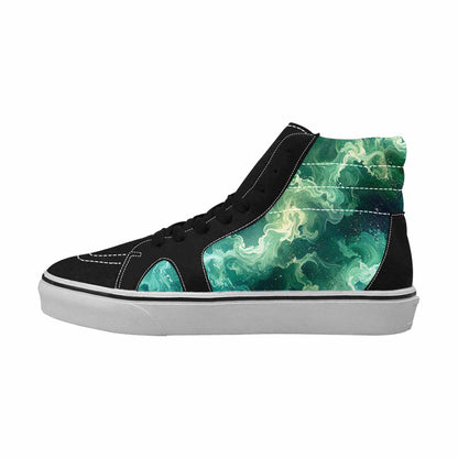 MEN'S Galaxy Art - High Top Canvas Dark Academia Sneakers