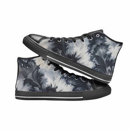 MEN'S Tie Dye - High Top Canvas Wallpaper Art Sneakers