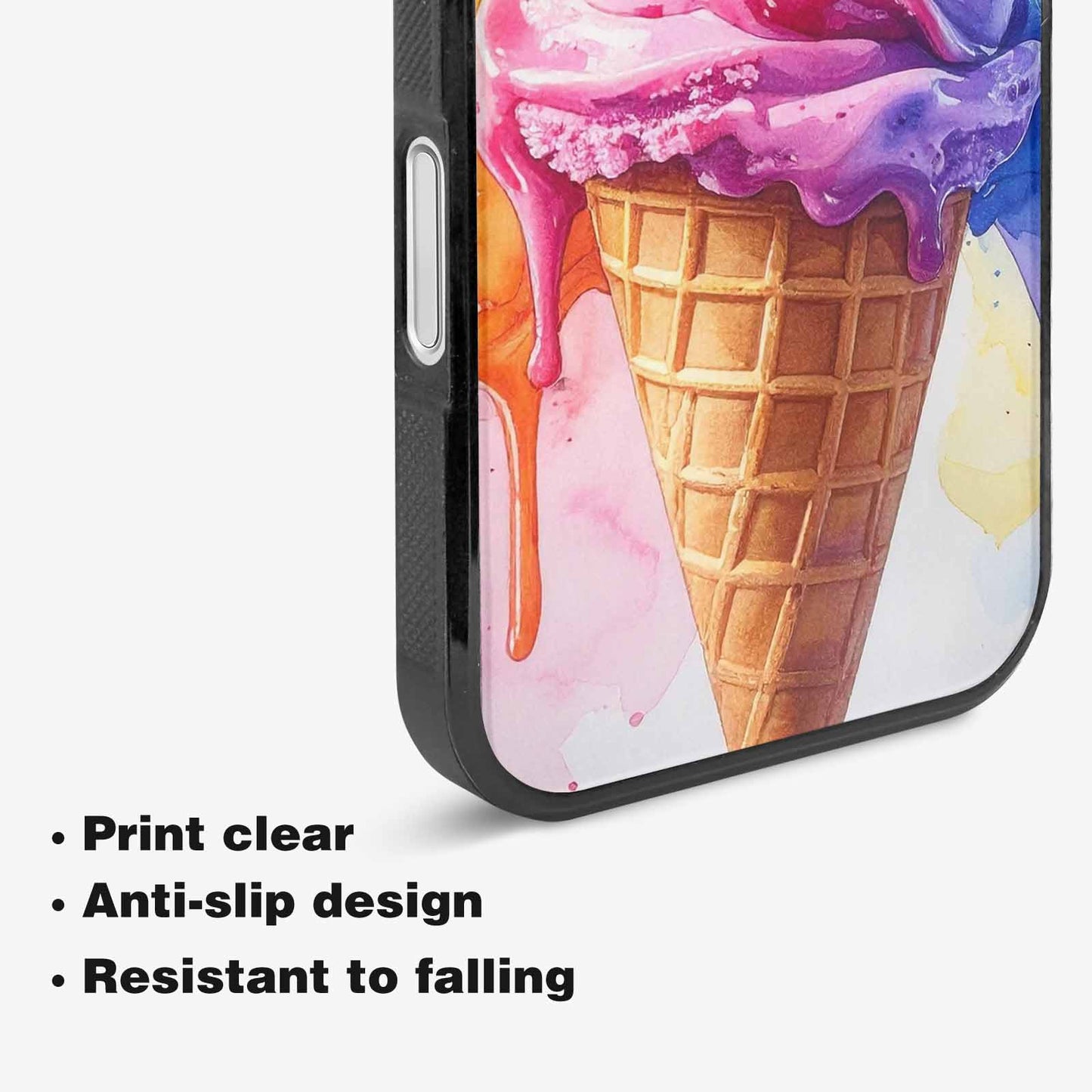 iPhone 16 Plus Case — Melting Icecream Collage Custom Personalized Phone, Custom Art Phone Cover