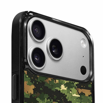 iPhone 17 Pro Case — Small Military Camouflage Blotch Pattern Camo, Custom Made Phone Cover