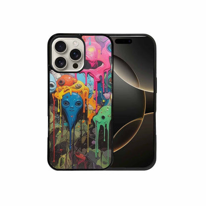 iPhone 16 Pro Max Case — Aliens Camomelting Aliens Patt 5xk Personalized, Custom Phone Case