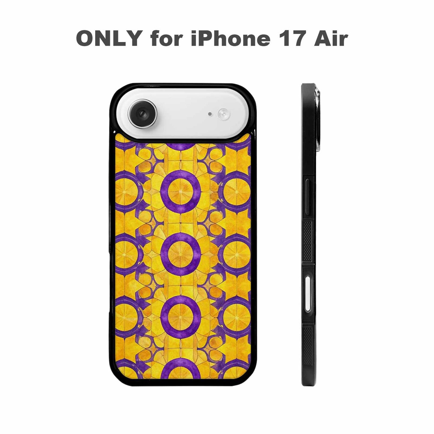 iPhone 17 Air Case — Intersex Flag Color Theme Small Original, Unique Phone Case Design