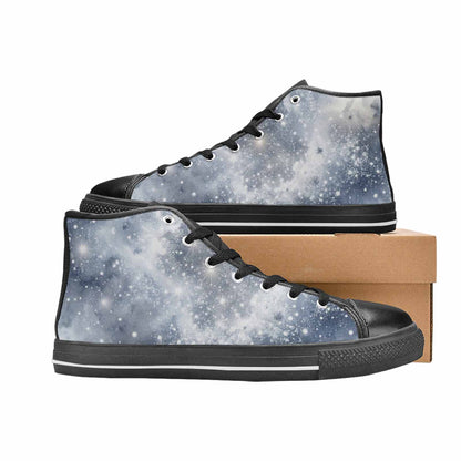 MEN'S Galaxy Art - High Top Canvas Grunge Custom Shoes
