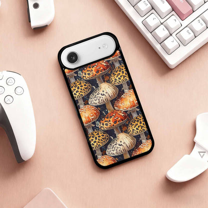 iPhone 17 Air Case — Mushrooms Pattern Hundreds Of Original Art, Custom Art Phone Cover