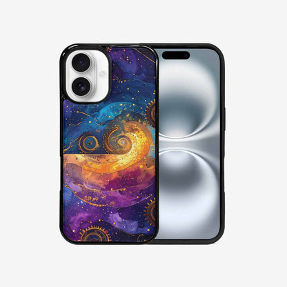 iPhone 16 Case — Steampunk Galaxy, Custom Printed Phone Case