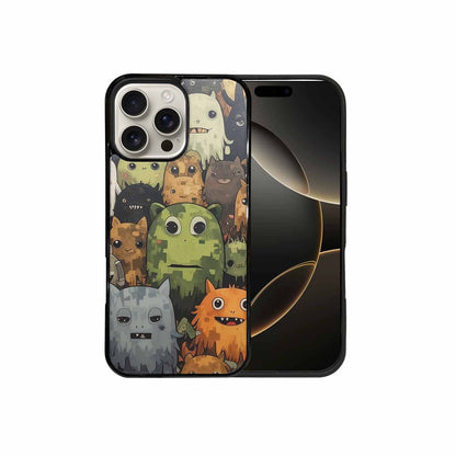 iPhone 16 Pro Max Case — Monsters Camomonsters Pattern 6oy Personalized Phone, Custom Phone Case
