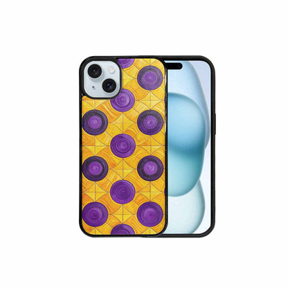 iPhone 15 Plus Case — Intersex Flag Color Theme Small Rainbow, Unique Phone Case Design