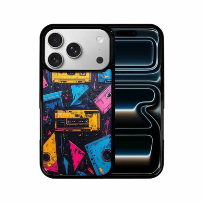 iPhone 17 Pro Case — Seamless Tileable Pattern Of Overlapping Retro, Original Design Phone Case