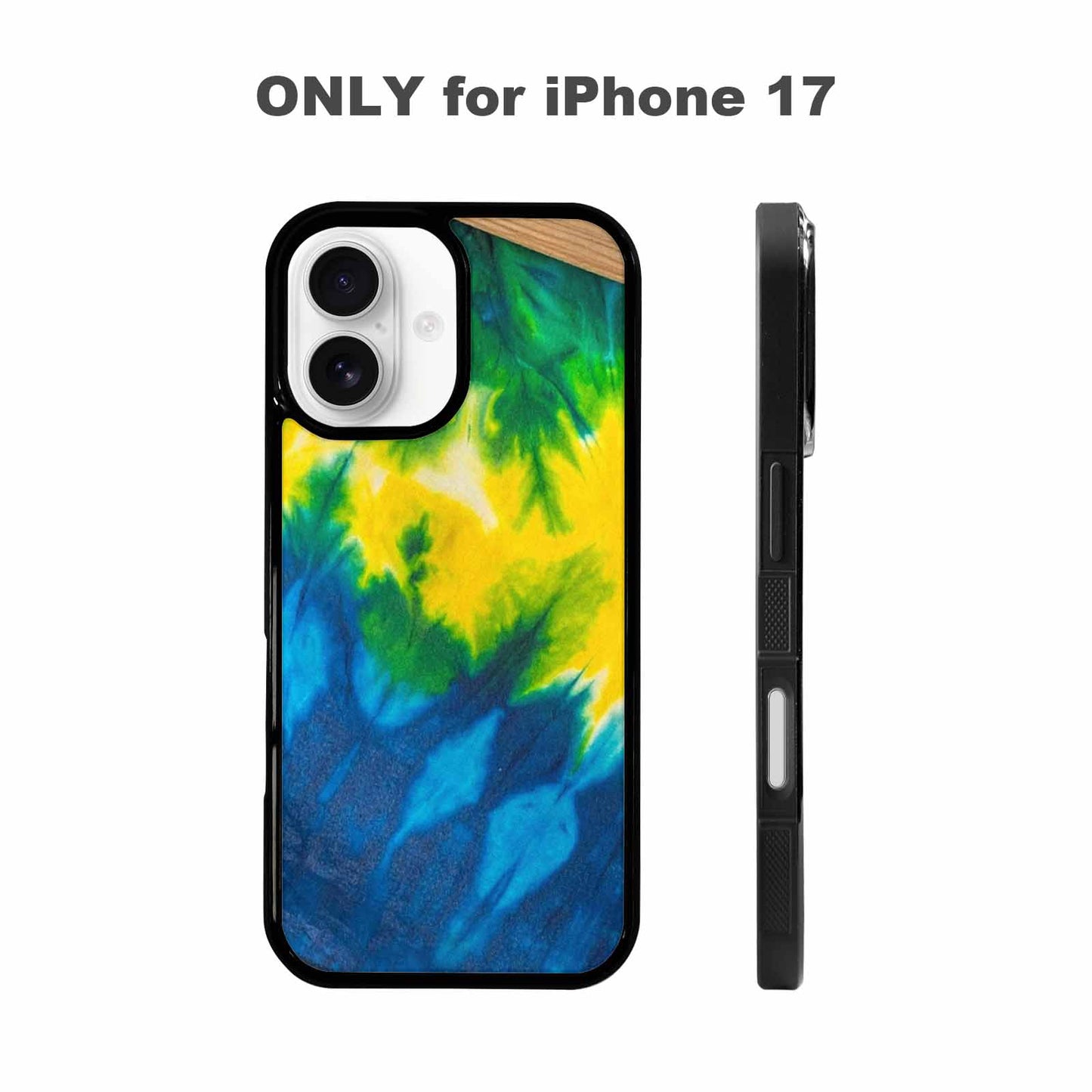 iPhone 17 Case — Tie Dye Classic Tie Dye, Custom Printed Phone Case