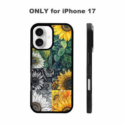 iPhone 17 Case — Small Sunflower Pattern, Randomly Floral, Personalized Phone Case
