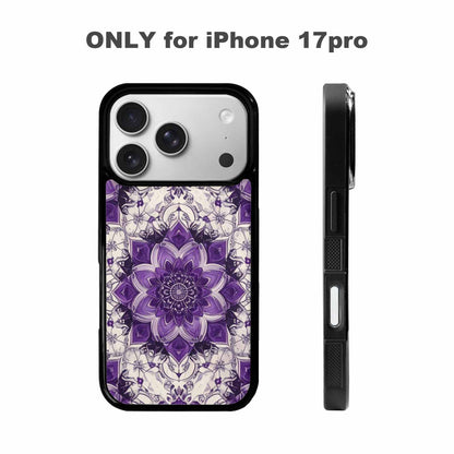 iPhone 17 Pro Case — Small Mandala Pattern Randomly Varying Floral, Personalized Phone Case