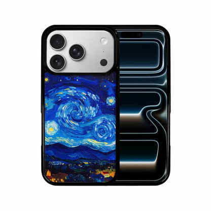iPhone 17 Pro Case — Starry Night Van Gogh Paint Galaxy, Personalized Phone Case