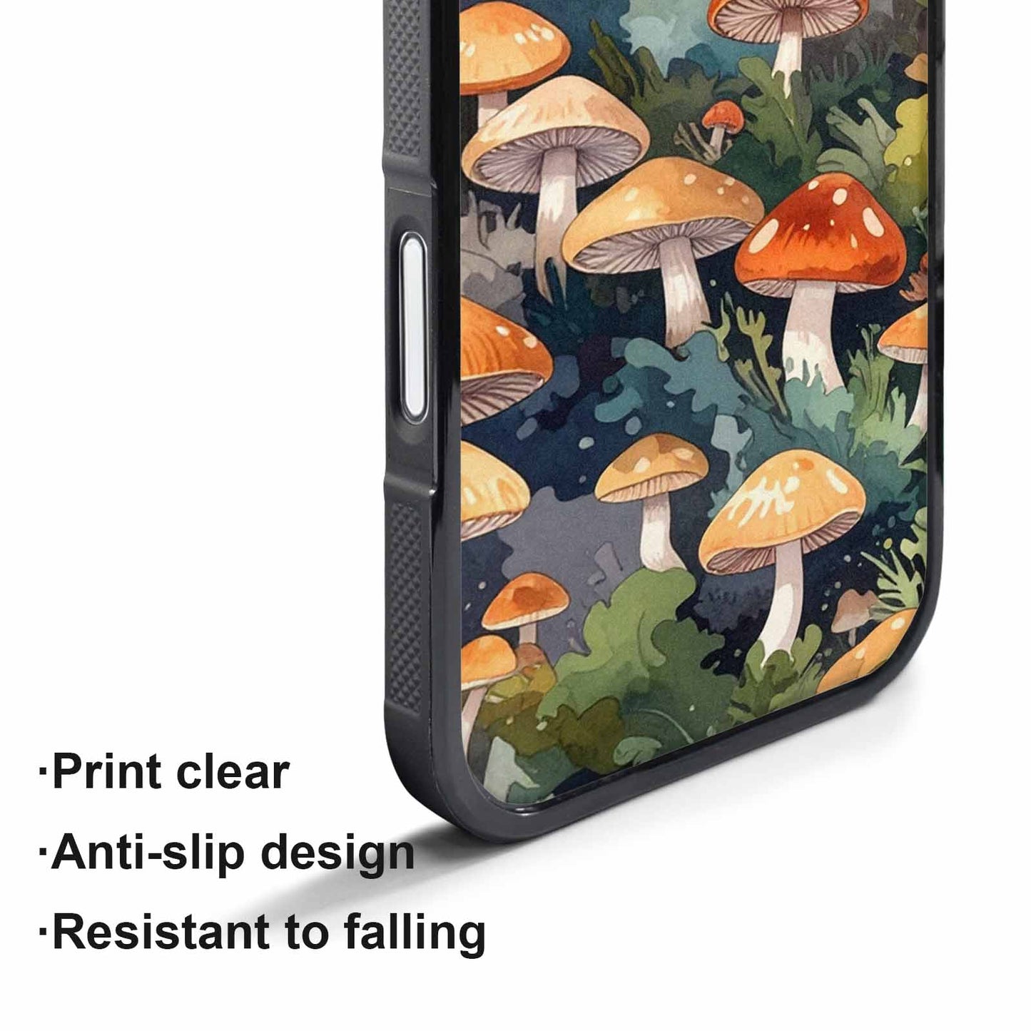 iPhone 17 Air Case — Mushrooms Camomushrooms Patter Ywj Camo, Custom Made Phone Cover