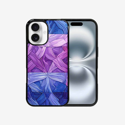 iPhone 16 Case — Bisexual Flag Color Theme Small Rainbow, Personalized Phone Case