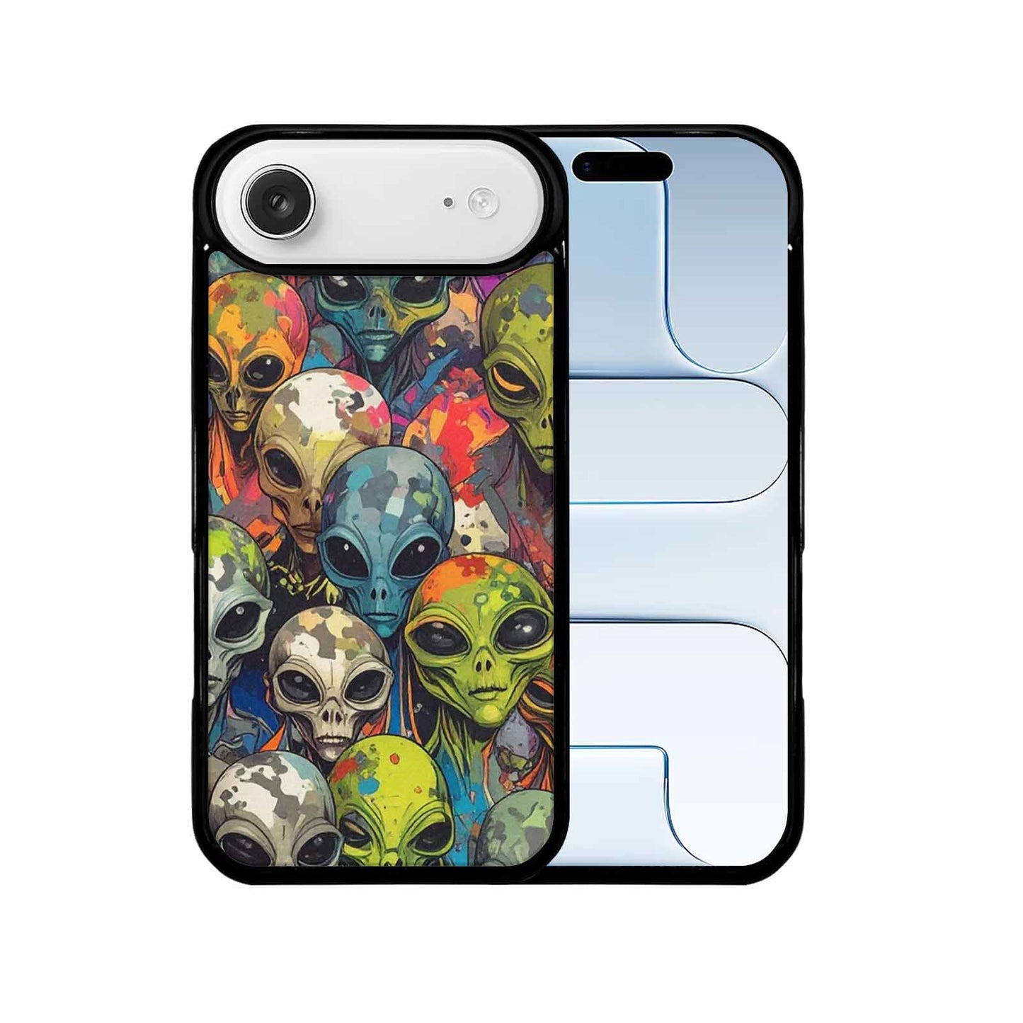 iPhone 17 Air Case — Aliens Camo Aliens Pattern Hundreds Alien, Original Design Phone Case