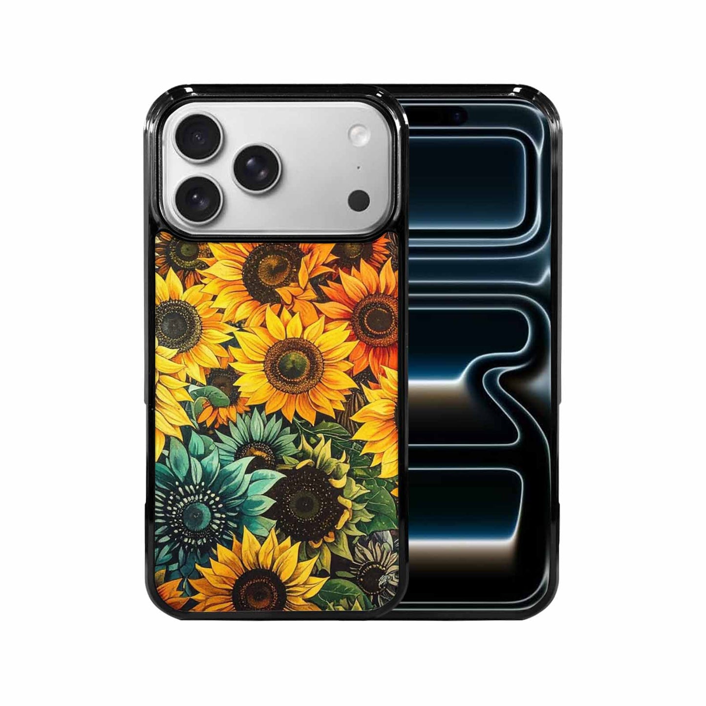 iPhone 17 Pro Max Case — Blend Melt Them Together Floral, Unique Phone Case Design