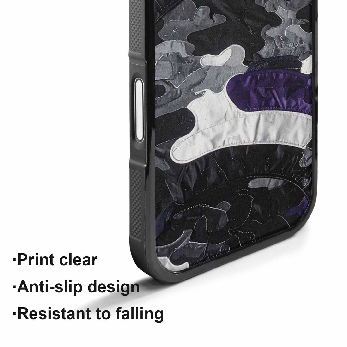 iPhone 17 Case — Vivid Camo Asexual Camo, Custom Printed Phone Case