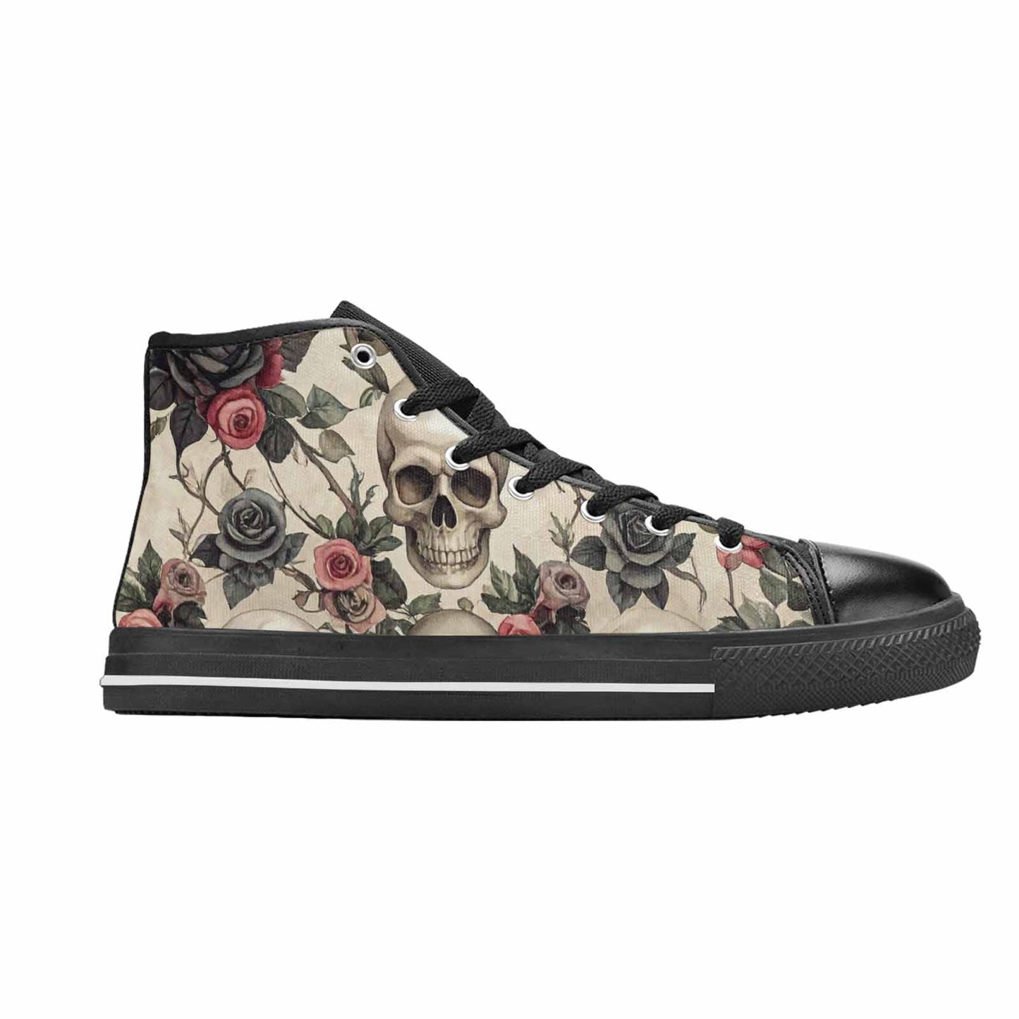 MEN'S Skulls - Roses High Top Canvas Dreamcore Shoes